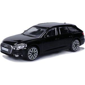 Bburago modelauto/speelgoedauto Audi A6 Avant - zwart - schaal 1:43/11 x 4 x 3 cm