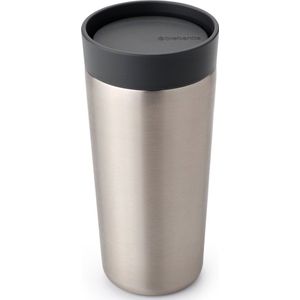 Brabantia Make & Take Thermosbeker - 0,36 l - Koffiebeker - Dark Grey