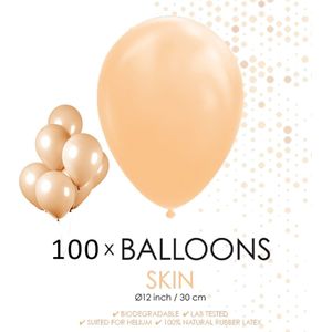100 ballonnen beige
