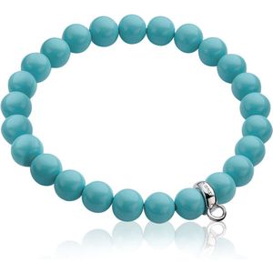 Zinzi Charms rek-armband one-size turquoise parels CH-A20DT