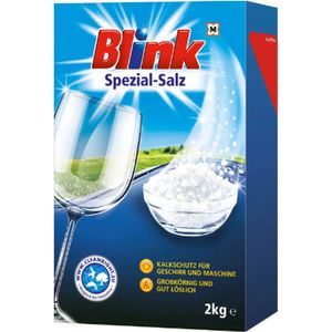 Blink Vaatwasserzout – 2 KG – Kalkbescherming voor vaatwerk en machine – Grofkorrelig en goed oplosbaar