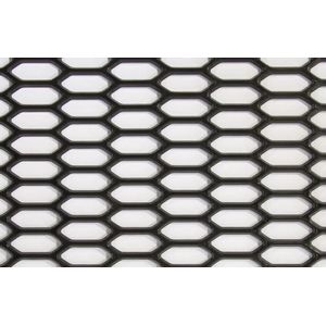 AutoStyle Racegaas PP zwart - HEX 30x11mm - 150x30cm