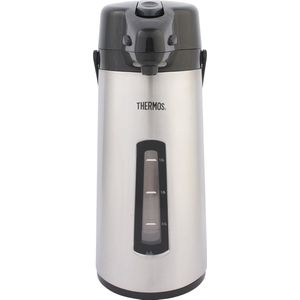 Thermos Pompkan - RVS - 2,2L - Mat - Met Hendel En Venster