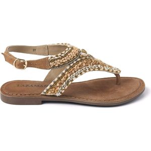 Lazamani Dames Sandalen 75.293 Beige