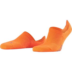 FALKE Cool Kick onzichtbar eenkleurig functioneel materiaal footies unisex oranje - maat 46-48