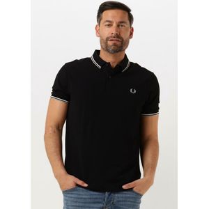 Fred Perry The Twin Tipped Fred Perry Shirt Polo's & T-shirts Heren - Polo shirt - Zwart - Maat XXL