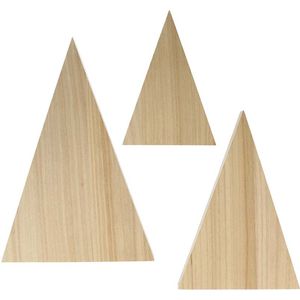 Artemio houten driehoeken