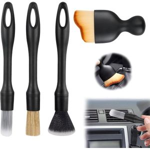 Auto-reinigingskwast - 4 stuks voor auto-interieur reiniging