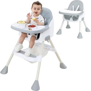 Equivera Chaise Haute Bebe - Kinderstoel - Chaise Enfant - Baby Stoel - Kinderstoel Voor Aan Tafel