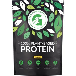 Vegan Protein - Plantaardige Eiwitshake / Proteïne poeder / Eiwit poeder met Vitamine B12 - Vanille - 750 gram