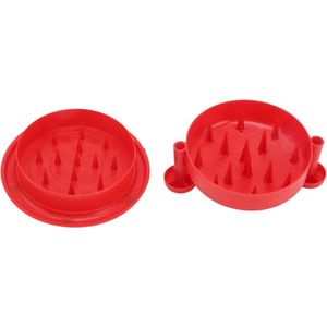 Multifunctioneel Vleesversnipperaar met Handvatten voor Groenten - Pulled Pork Rundvlees Kip -Rood - Beste Kwaliteit .