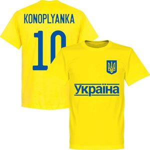 Oekraïne Kononplianka Team T-Shirt 2020-2021 - Geel - S