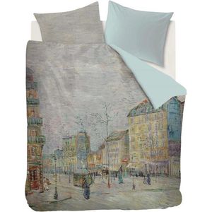 Beddinghouse x Van Gogh Museum Boulevard dekbedovertrek - Eenpersoons - 140x200/220 - Grijs