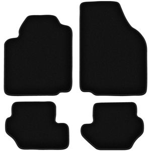 BASIC zwarte veloursmatten voor: Ford Fiesta MK3 hatchback (1989-1996)