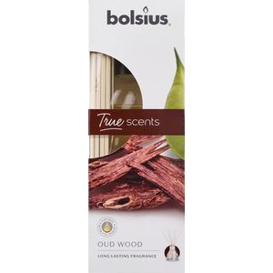Bolsius Geurstokjes True Scents Oud Wood 45 ml