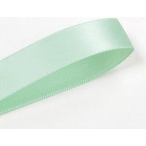 Satijn Lint 10mm (1cm) | Satijnlint | Pastel Groen (513) | Luxe Dubbelzijdige Kwaliteit | Rol van 22,85 Meter