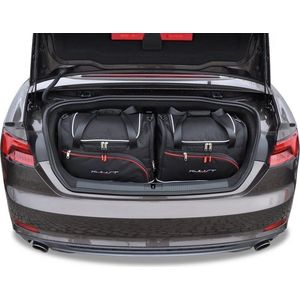 AUDI A5 CABRIO 2017+ 4-delig Reistassen op maat Auto Interieur Kofferbak Organizer Accessoires