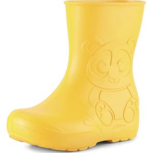 Ladeheid LA-CA-Panda Kinder Regenlaarzen - Rubber - Licht - EVA - Geel - 24/25