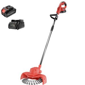 YARDIO Tools® - WeedAwayPRO Premium - Onkruidborstel - Voegenborstel - Onkruidborstel Electrisch - Onkruidborstel Bosmaaier Machine - Grastrimmer - Bosmaaier - Kantenmaaier - 21v Incl. 4.0a Accu en Snellader - WeedAwayPRO-Premium-4.0aBAT