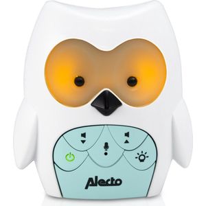 Alecto DBX-84 - DECT Babyfoon Uil - Nachtlampje - Wit/Mint