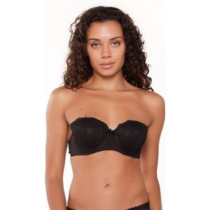 LingaDore DAILY strapless balconette BH - 1400-2B - Zwart - 80E