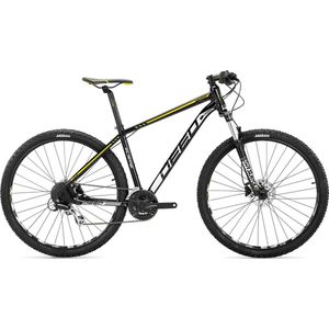 Mountainbike Hyped - Met 21 versnellingen - 29 inch wielmaat - Herenfiets - Racefiets - Stadsfiets - Framemaat 40cm - Zwart/geel