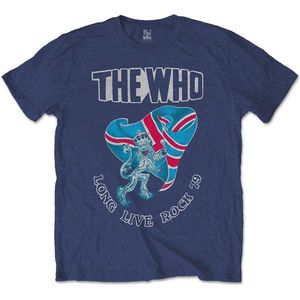 The Who - Long Live Rock '79 Heren T-shirt - M - Blauw