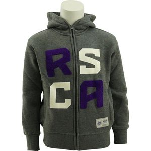 RSC Anderlecht grijze hoodie letters 'RSCA' maat 122/128 (7 a 8 jaar)