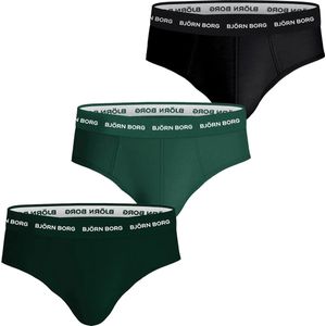 Bjorn Borg 3-pak Heren slips - Winter Green - S - Groen