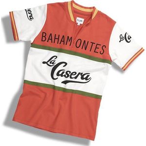 Bahamontes casual retro shirt | We ღ de koers! | Casual shirt geïnspireerd op het legendarische wielershirt van de La Casera wielerploeg - 100% katoen Heren T-shirt 2XL