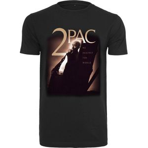 Mister Tee Tupac - Tupac Me Against The World Cover Heren T-shirt - 3XL - Zwart