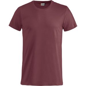 Clique 2 Pack Basic Fashion-T Modieus T-shirt kleur Bordeaux maat XL