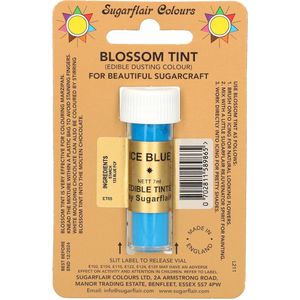 Sugarflair Eetbare Kleurpoeder - IJsblauw - 7ml - Voedingskleurstof