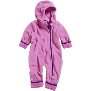 Playshoes - Fleece overall in contrasterende kleuren voor baby's - Roze - maat 62CM