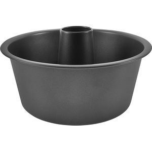Bakvorm Fiorella met buis - Savarin vorm - Frankfurter - kransvorm met antiaanbaklaag - koolstofstaal - Ø 23 cm