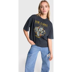2402892559 Ladies knitted the label t-shirt