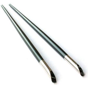ChopStore Keno Chopsticks - RVS - Zwart Composiet - 24,3 cm