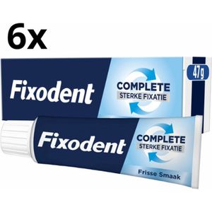 Fixodent Kleefpasta Complete Fresh - 6 x 47 gram - Voordeelverpakking (vervanger van Fixodent Original)