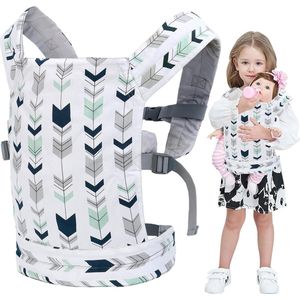 Poppendrager babydrager voor poppen buikdrager pop kinderen babydrager speelgoed drager baby Annabell poppenaccessoires (zwaan)