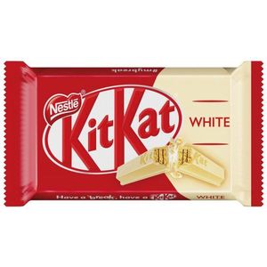 Kitkat White four fingers 41.5g - Display 24 stuks