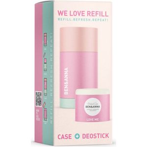 Natuurlijke Deodorant Créme Container Love Me Hervulbaar - Inclusief Refill