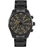 Prisma horloge P.1824  Multi-functie Black bracelet Bl steel