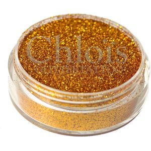 Chloïs Glitter Red Gold 20 ml - Chloïs Cosmetics - Chloïs Glittertattoo - Cosmetische glitter geschikt voor Glittertattoo, Make-up, Facepaint, Bodypaint, Nailart - 1 x 20 ml