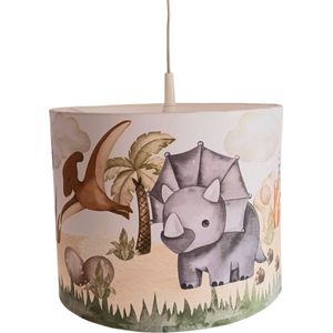 Hanglamp dino's-kinderkamerdecoratie-lampen-dino-kinderkameraccessoires-babykamer-babykameraccessoires