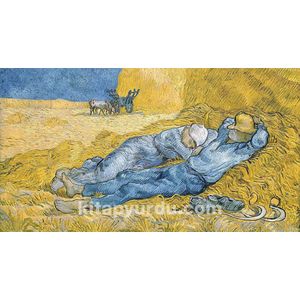 Resting after Work / Vincent van Gogh | 10.000 Stukjes | Houten Puzzel | 218,5 x 119 cm | King of Puzzle