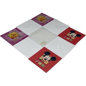 Disney Wenskaarten - Set van 4 kaarten met envelop