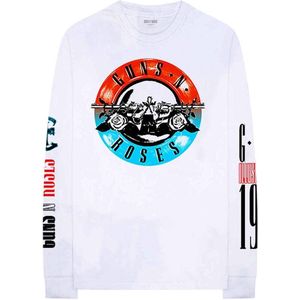 Guns N' Roses Longsleeve shirt -S- Motorcross Logo Wit