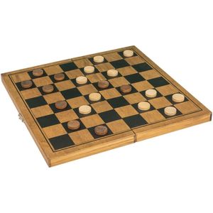 Draughts Wooden Games - Bordspel