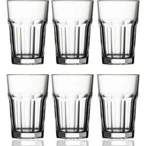 Luxe Longdrinkglazen - 375ml/37.5cl - (6 Stuks) - Drinkglas - Limonadeglazen - Glas - Hoogwaardige kwaliteit - Glazenset - Drinkglazen - Cocktailglazen