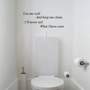 Use Me Well Toilet - Rood - 120 x 45 cm - taal - engelse teksten toilet alle